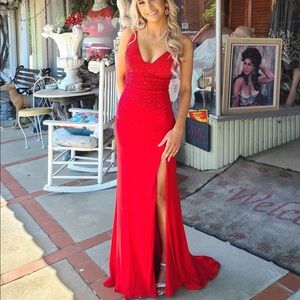 red prom dress!